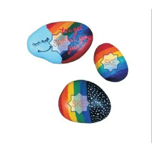 Rainbow Designer Pebbles Stone
