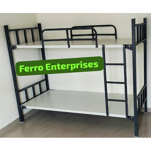 Iron Bunk Bed - Color: Black & White