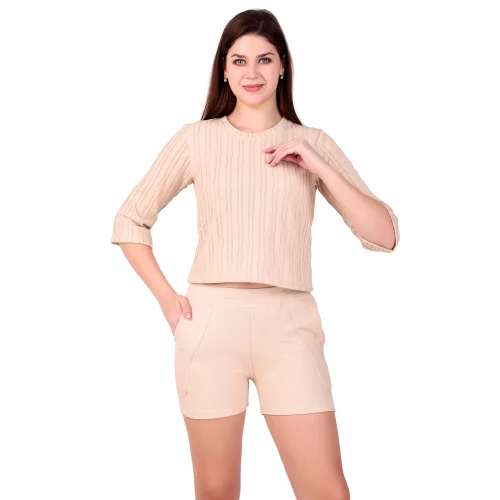 Ladies Light Pink Sky Cord Set