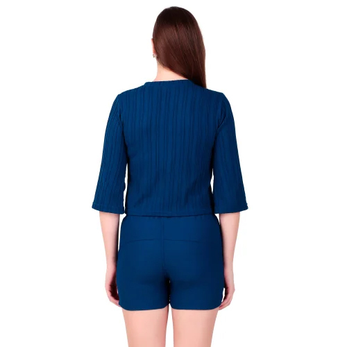 Ladies Blue Sky Blue Cord Set