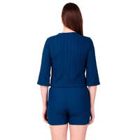 Ladies Blue Sky Blue Cord Set