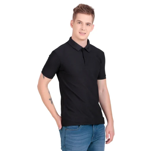 Black Sport Matty Polo T Shirt