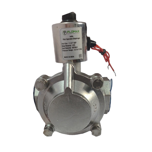 2 Way Operated Diaphragm Type Solenoid Valve - Application: Industrial