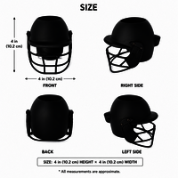Cricket Helmet Pen Stand - Color: Black