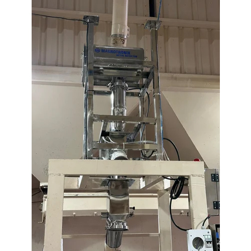 Online Gravity Feed Metal Detector - Stainless Steel, 50 Hertz Frequency | Sound Alarm for Immediate Metallic Contaminant Detection