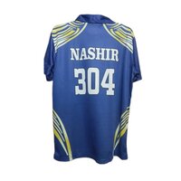 Mens Printed Sports T-shirt - Color: Blue