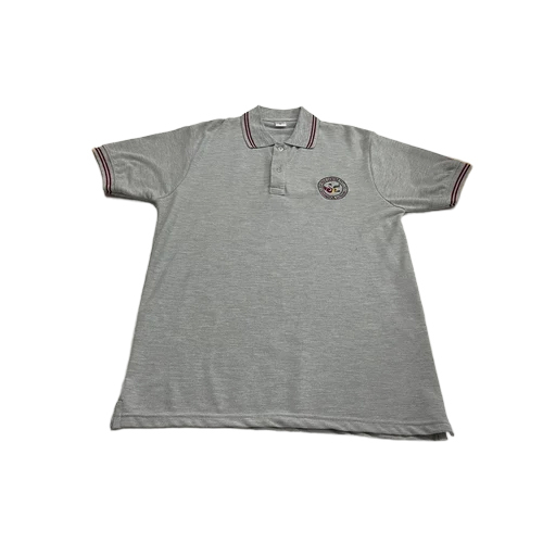 Mens Grey Collar T-Shirt