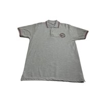Mens Grey Collar T-shirt - Color: Gray