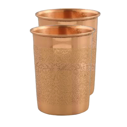 Regular Shine Etching Glass - Color: Copper Color