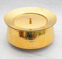 Brass Biryani Handi - Color: Copper Color