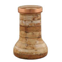 Lily Enamel Digital Print Pot