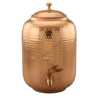 Copper Hammered  Water Tank - Material: Metal