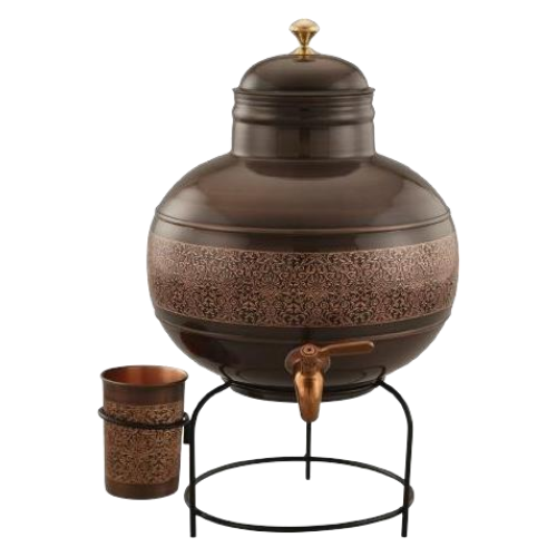 Copper Hamerred Ghara Dispensar - Material: Metal