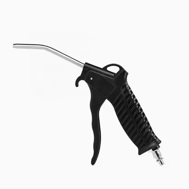 Pneumatic Air Duster Kit Blow Gun & Hose Set For Industrial Dust Removal Portable Cleaning - Color: Blue