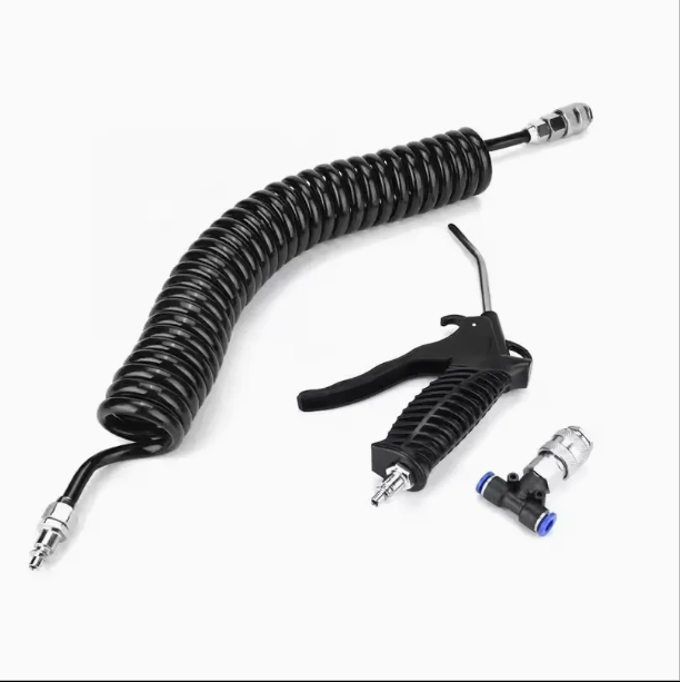 Pneumatic Air Duster Kit Blow Gun & Hose Set for Industrial Dust Removal Portable Cleaning