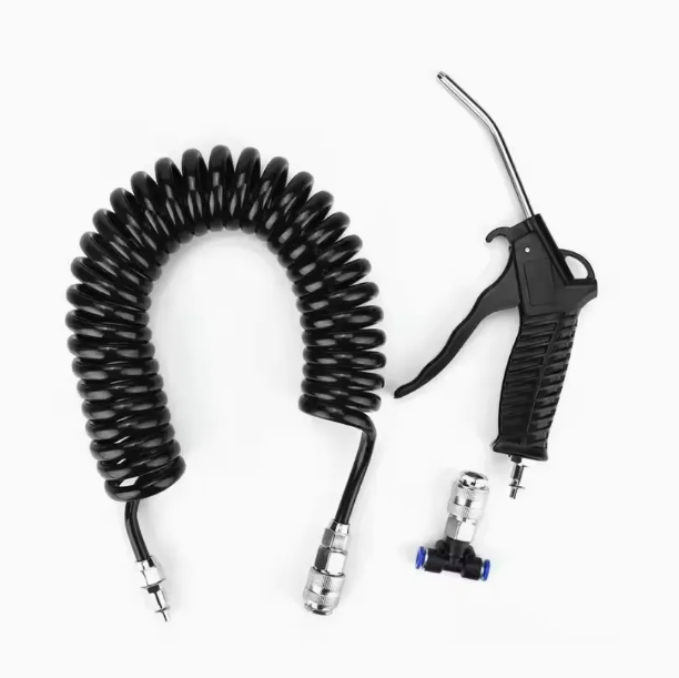 Pneumatic Air Duster Kit Blow Gun & Hose Set for Industrial Dust Removal Portable Cleaning