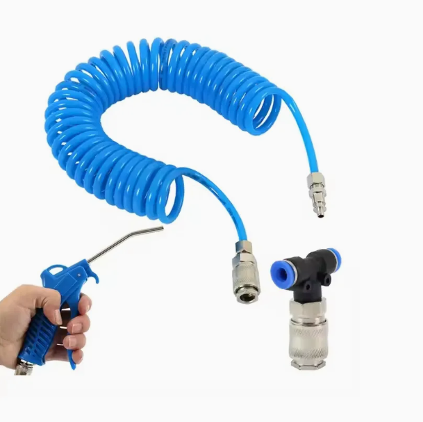 Pneumatic Air Duster Kit Blow Gun & Hose Set for Industrial Dust Removal Portable Cleaning