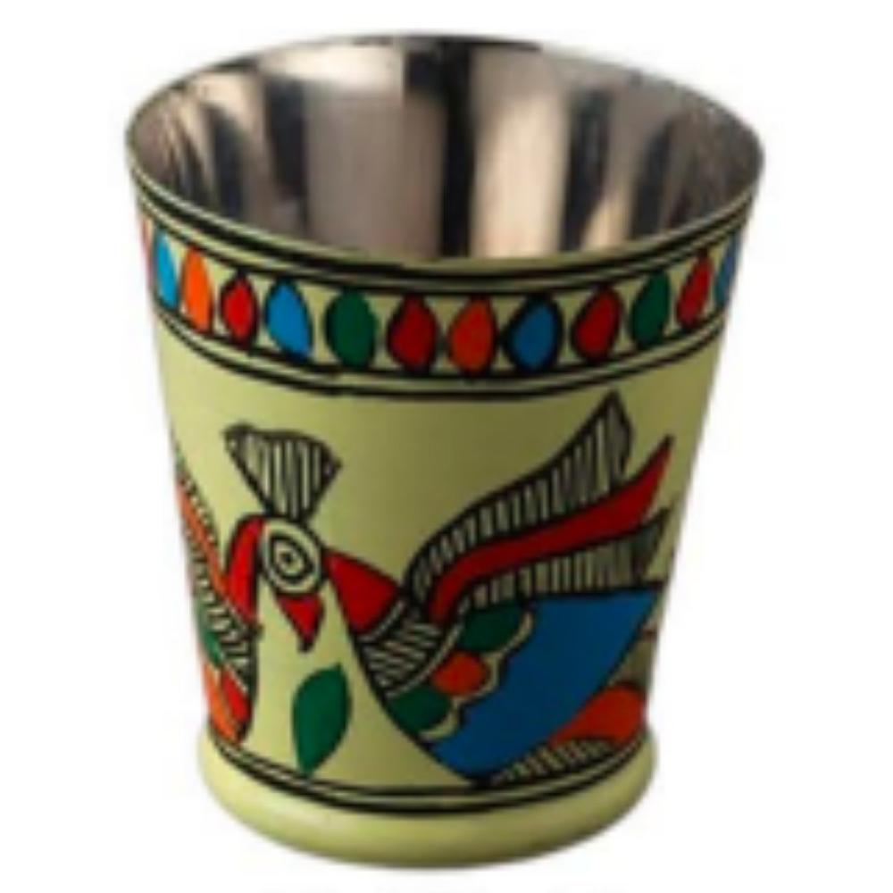 Hand-Painted Enamel SS Tumblers with Unique Prints