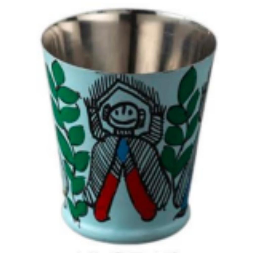Hand-Painted Enamel SS Tumblers with Unique Prints