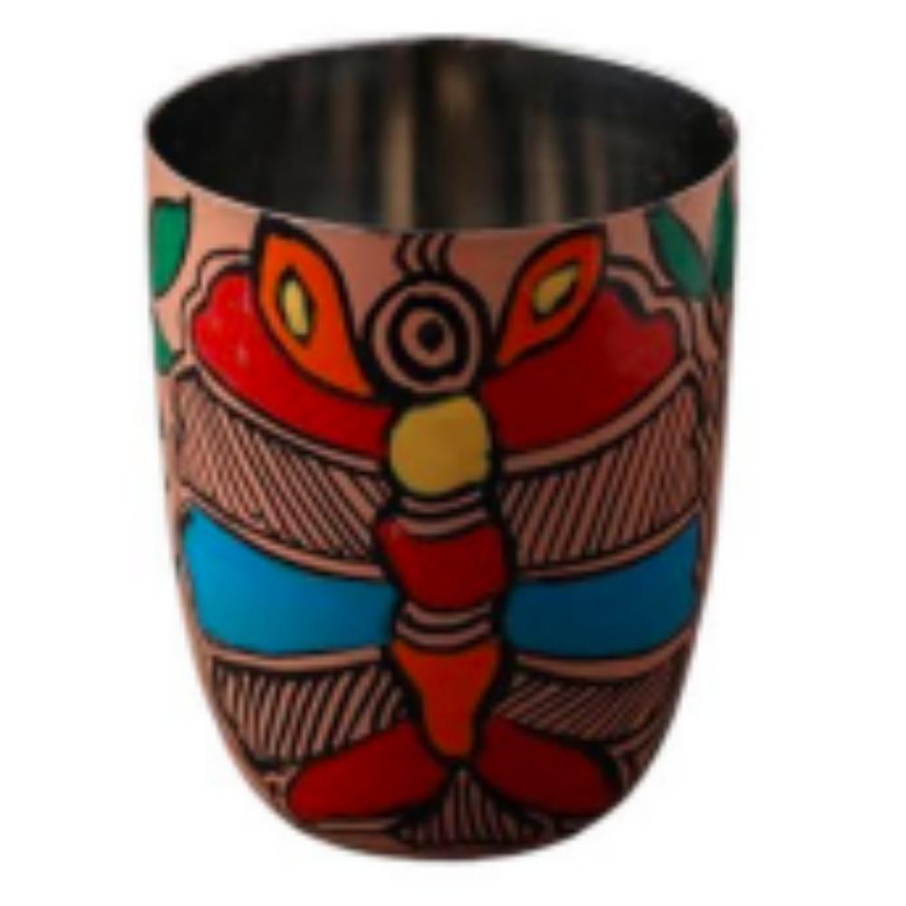 Hand-Painted Enamel SS Tumblers with Unique Prints