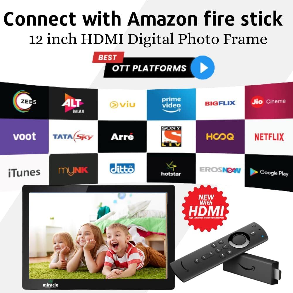 12 Inch HDMI Digital Photo Frame