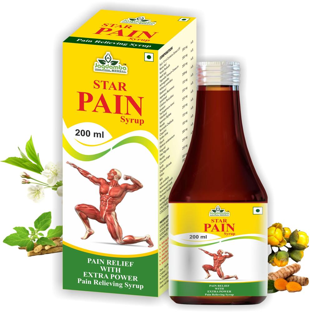 Star Pain Syrup 200mal By Jagdamba Herbal