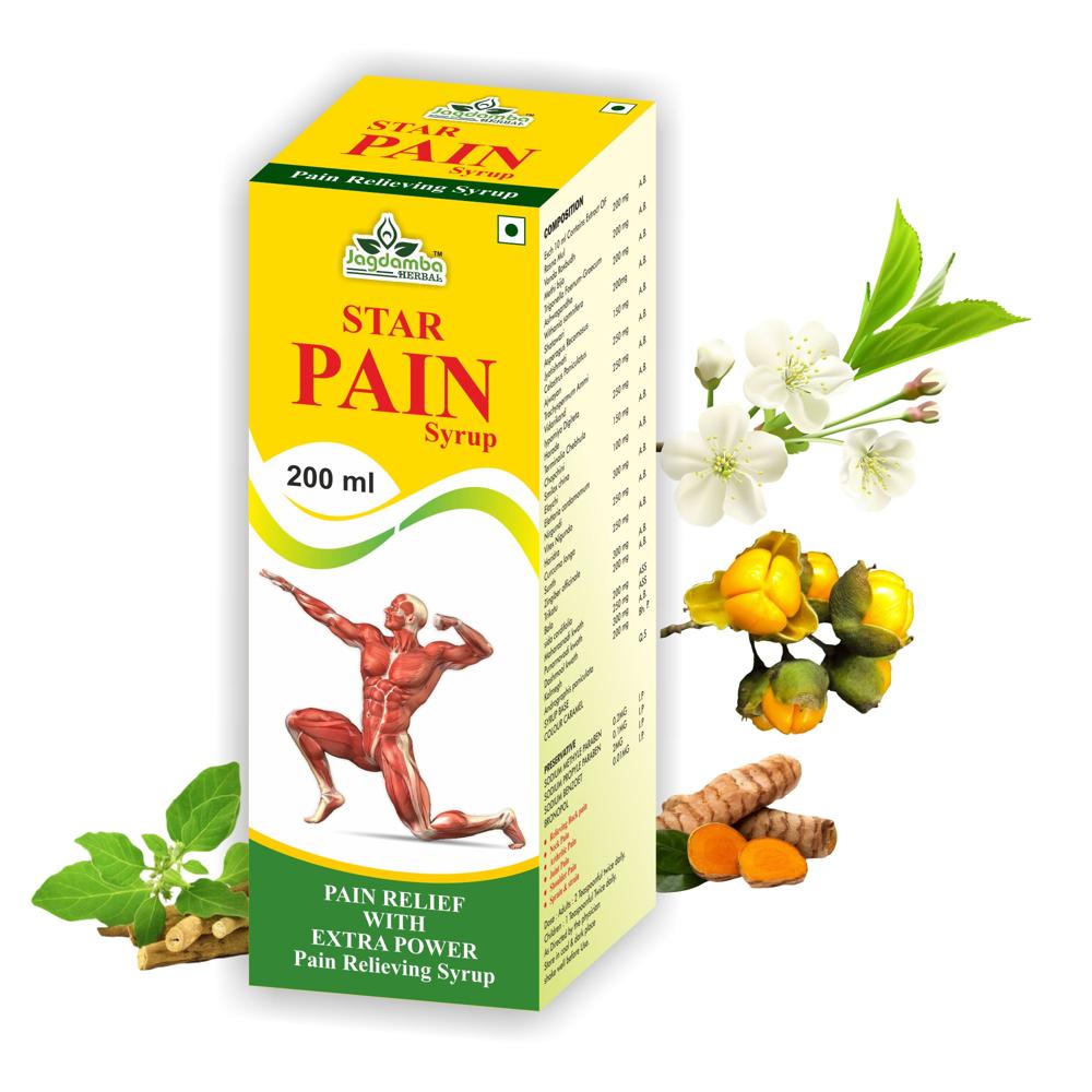 Star Pain Syrup 200mal By Jagdamba Herbal