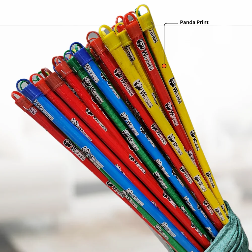 PVC Coated Wooden Mop Handle Sticks