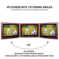 15.4 inch HDMI wooden Digital Photo Frame