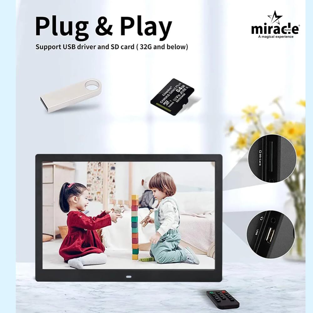 15.4 Inch Hdmi Frame - Color: Black