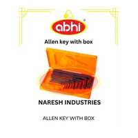 Allen Key With Box - Color: As Per Availability
