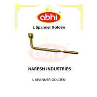 Golden L Spanner - Color: As Per Availability
