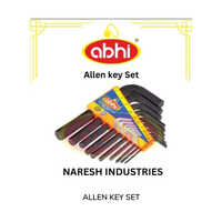 Heavy Duty Allen Key Set - Color: As Per Availability