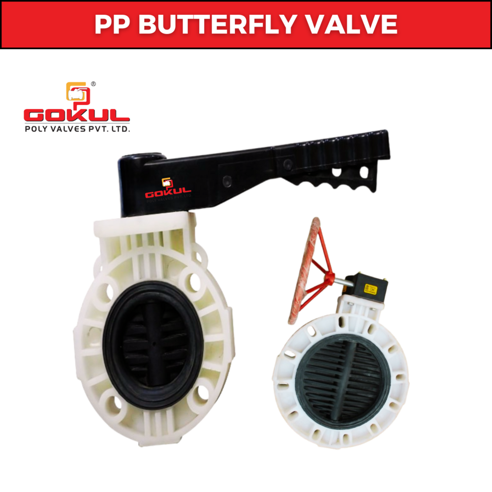 Pp Butterfly Valve Application: Industrial & Water Line