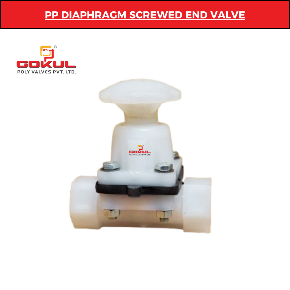 PP Threaded End Diaphragm Valve