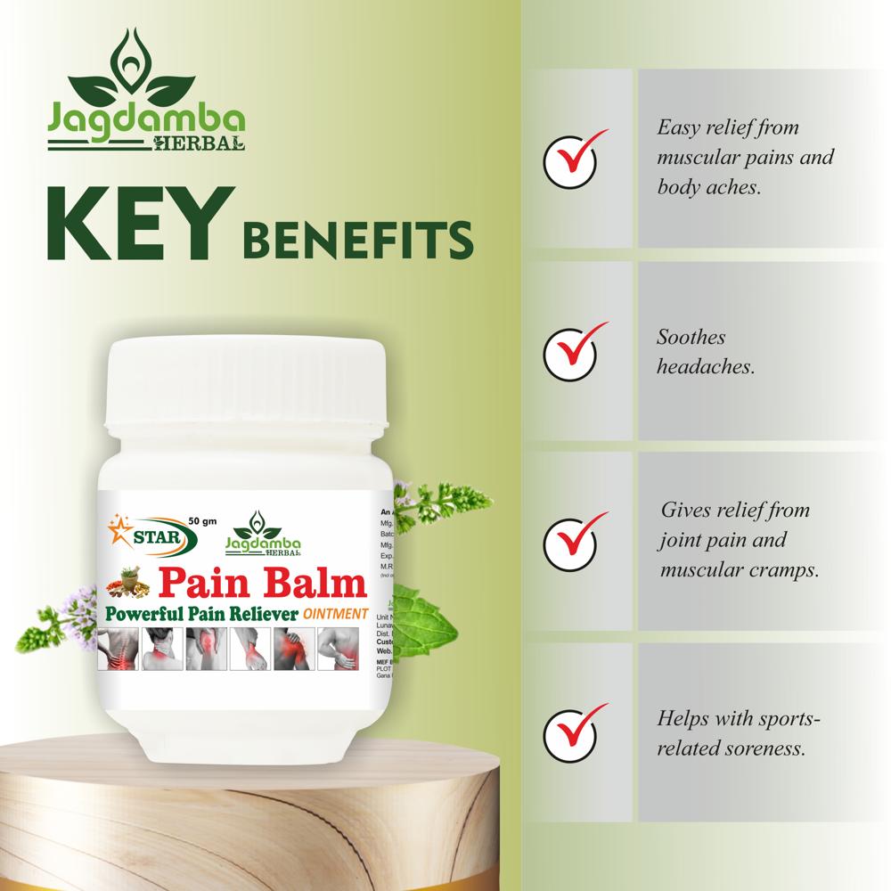Star Pain Balm - Gel & Cream Formula, For Adult Use, Suggested Dosage, Store In A Cool Place