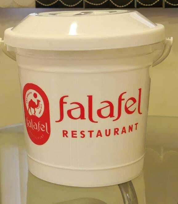 9 litre white bucket