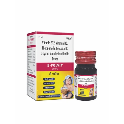 Vitamin B12 Vitamin B6 Niacinamide Folic Acid And L Lysine Monohydrochloride Drops - Drug Type: General Medicines