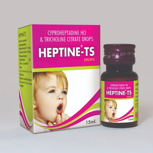 15Ml Cyproheptadine Hcl And Tricholine Citrate Drops - Drug Type: General Medicines