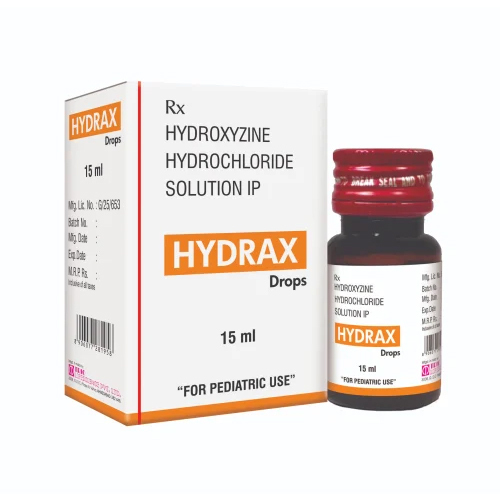15ml हाइड्रॉक्सीज़ीन हाइड्रोक्लोराइड सॉल्यूशन आईपी