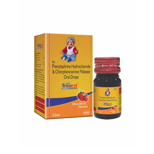 15Ml Phenylephrine Hci And Chlorpheniramine Maleate Oral Drops - Drug Type: General Medicines