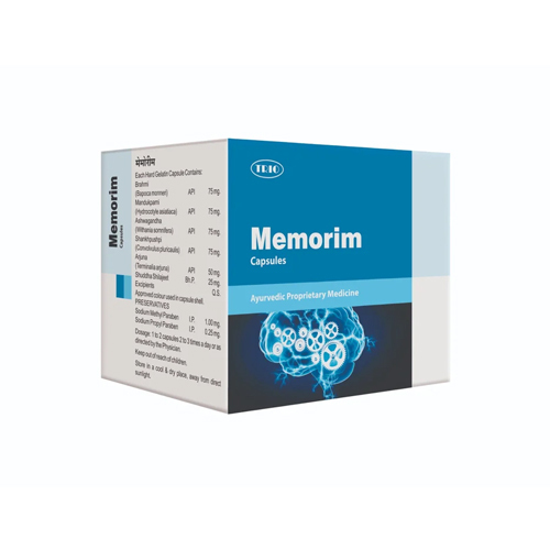 Memorim Herbal Memory Booster Capsules - Age Group: For Adults