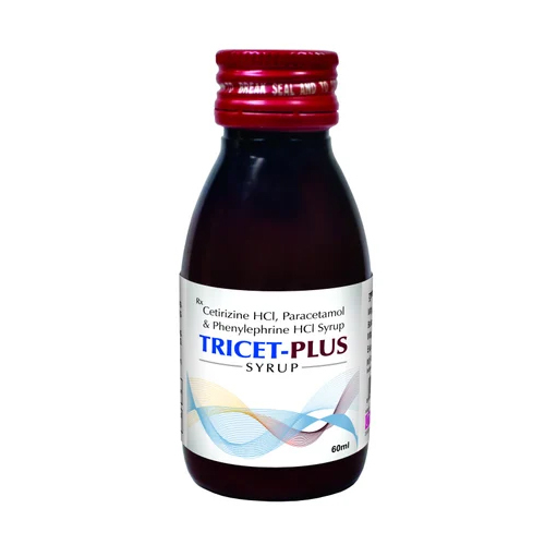 60Ml Cetirizine Paracetamol And Phenylephrine Cough Syrup - Drug Type: General Medicines