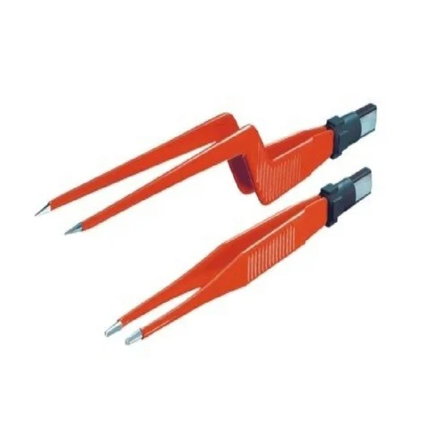 Straight Bipolar Bayonet Forcep - Material: Mild Steel
