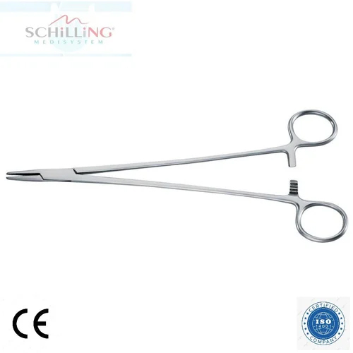 Cardiology Instruments Needle Holders - Color: Silver