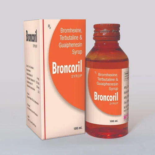 100ml Bromhexine Terbutaline And Guaiphenesin Syrup