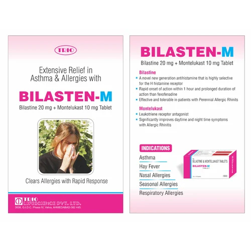 Bilastine Montelukast Tablets - Grade: Medicine Grade
