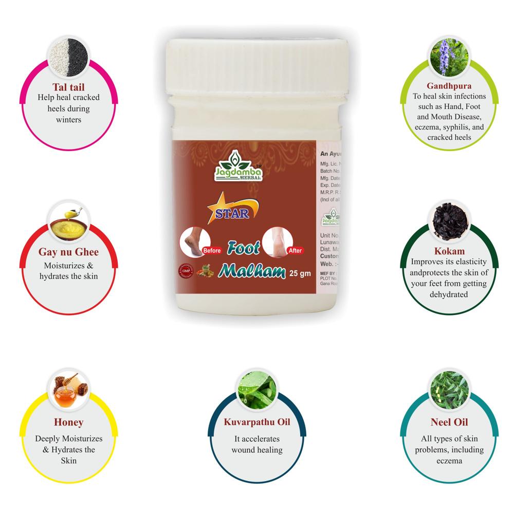 Star Foot Malham - Gel & Cream Formulation | Adults, Suggested Dosage, Cool Storage Instructions