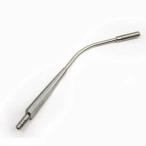 Cardiotomy Suction Cannula - Color: Silver
