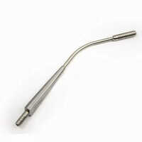 Cardiotomy Suction Cannula - Color: Silver